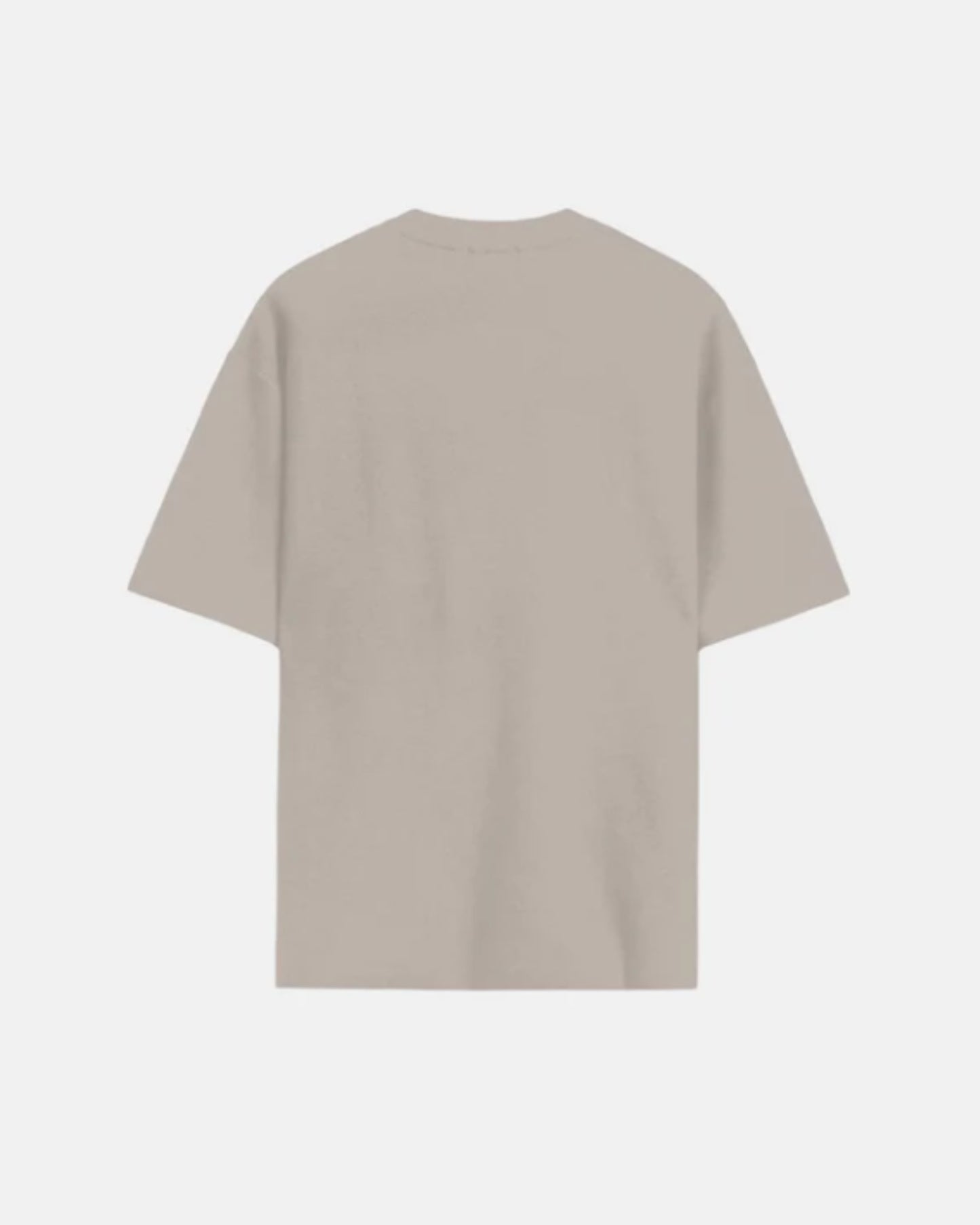 Pastel Grey Relaxed Fit T-Shirt