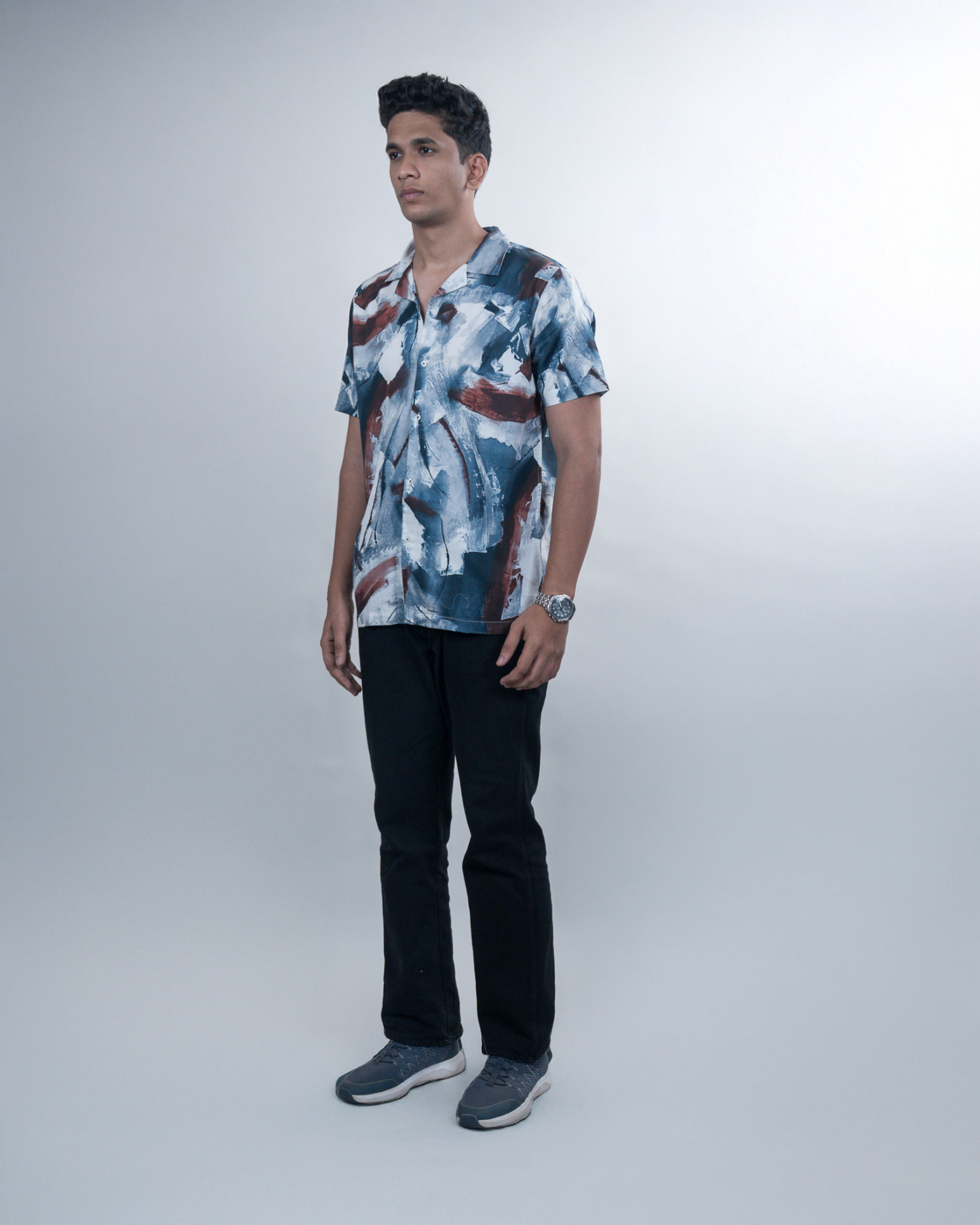 Marble Printed Shirt