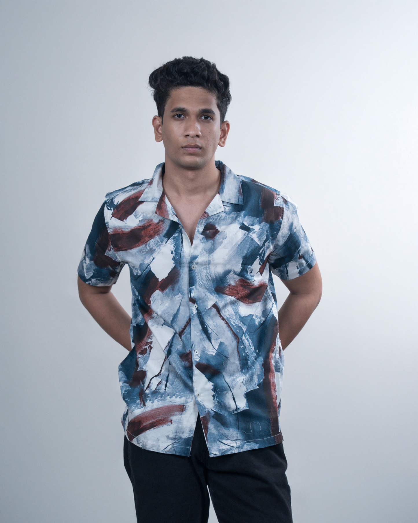 Marble Printed Shirt