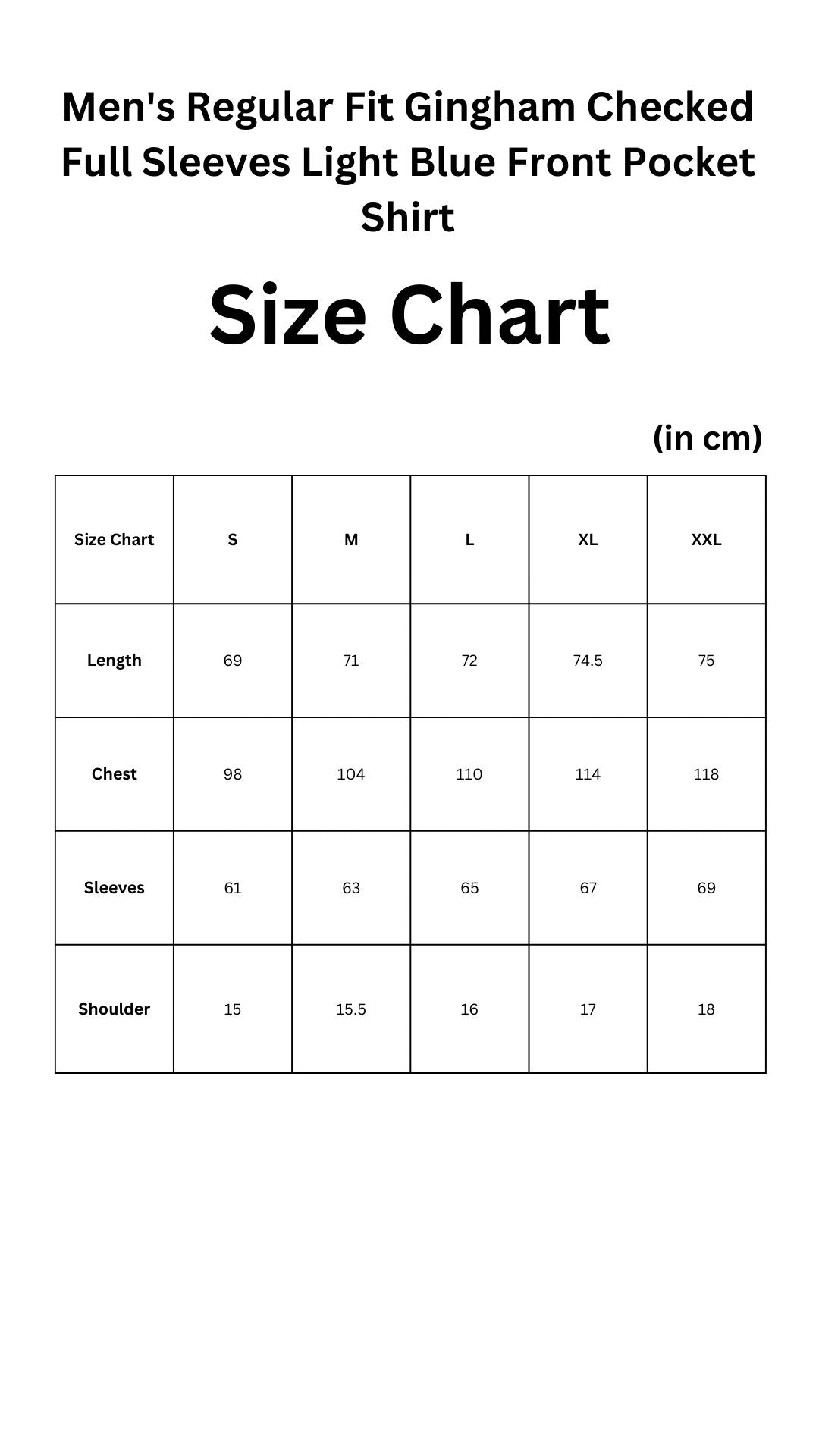 Light Blue Checks Shirt