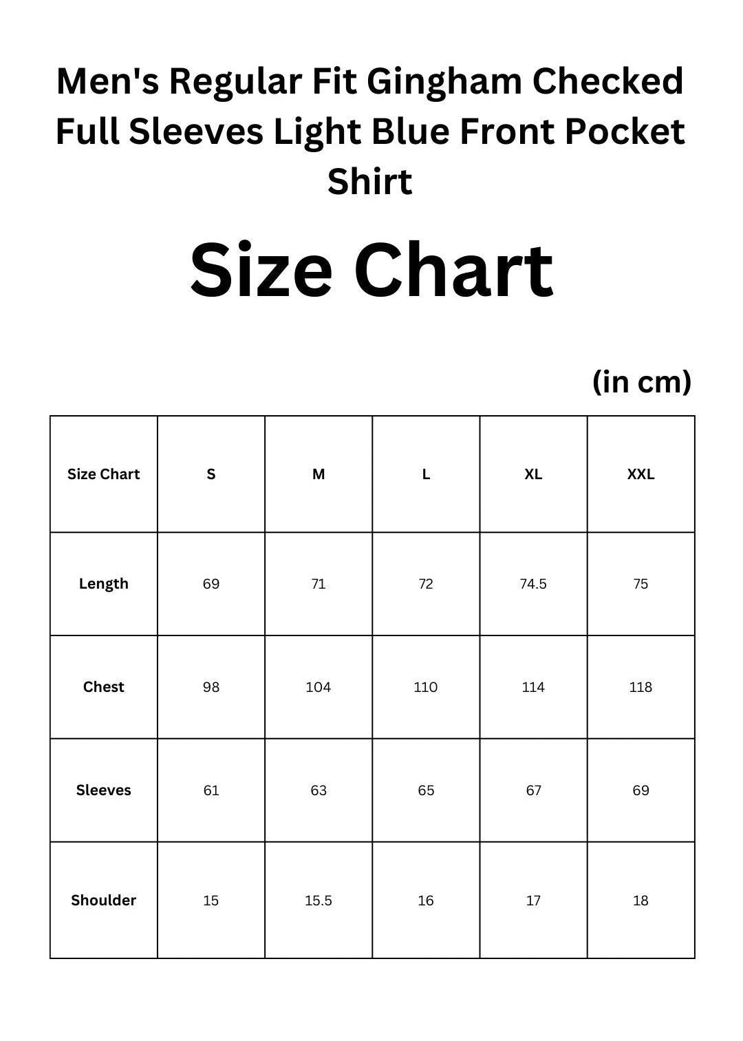 Light Blue Checks Shirt