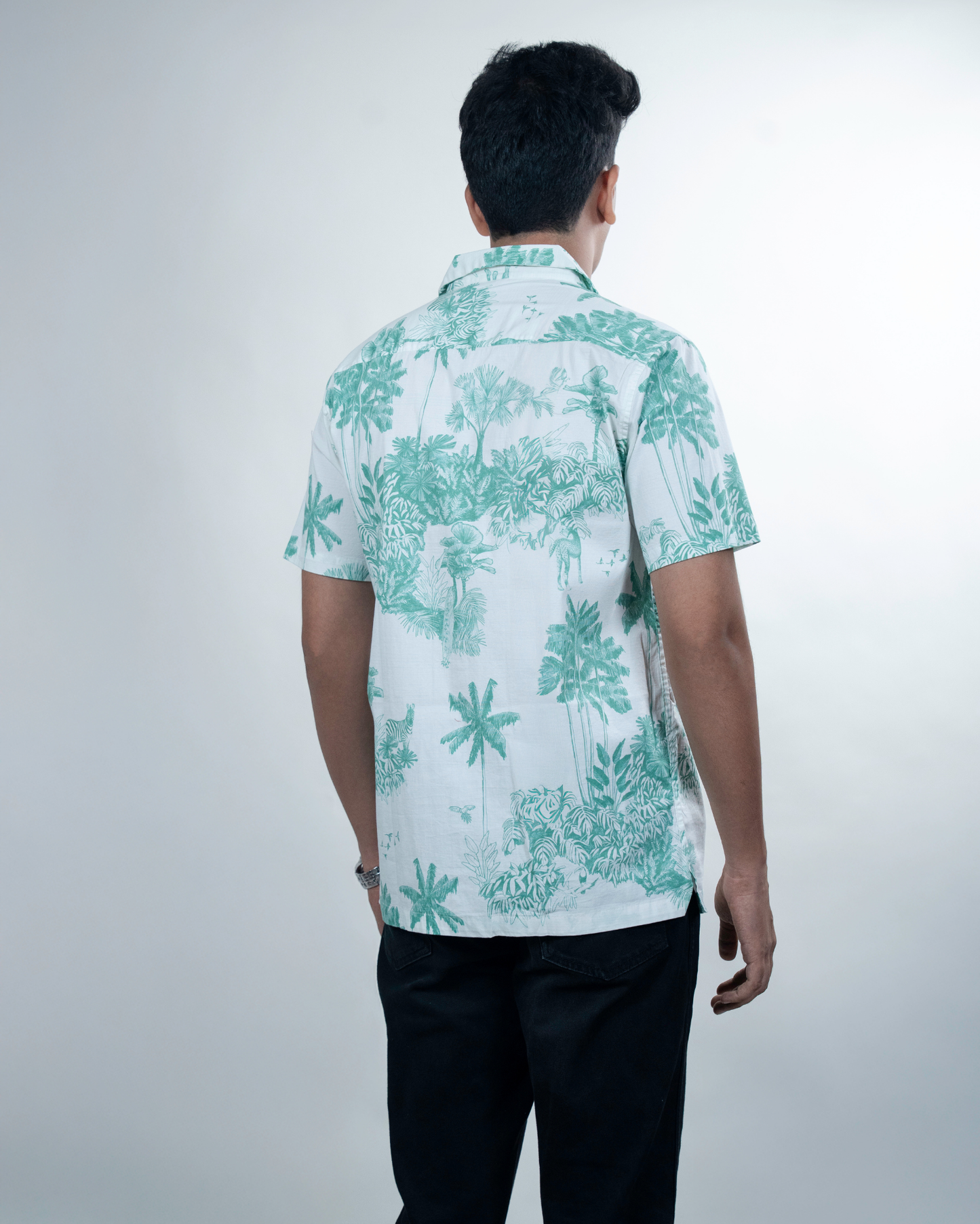 White Aloha Shirt