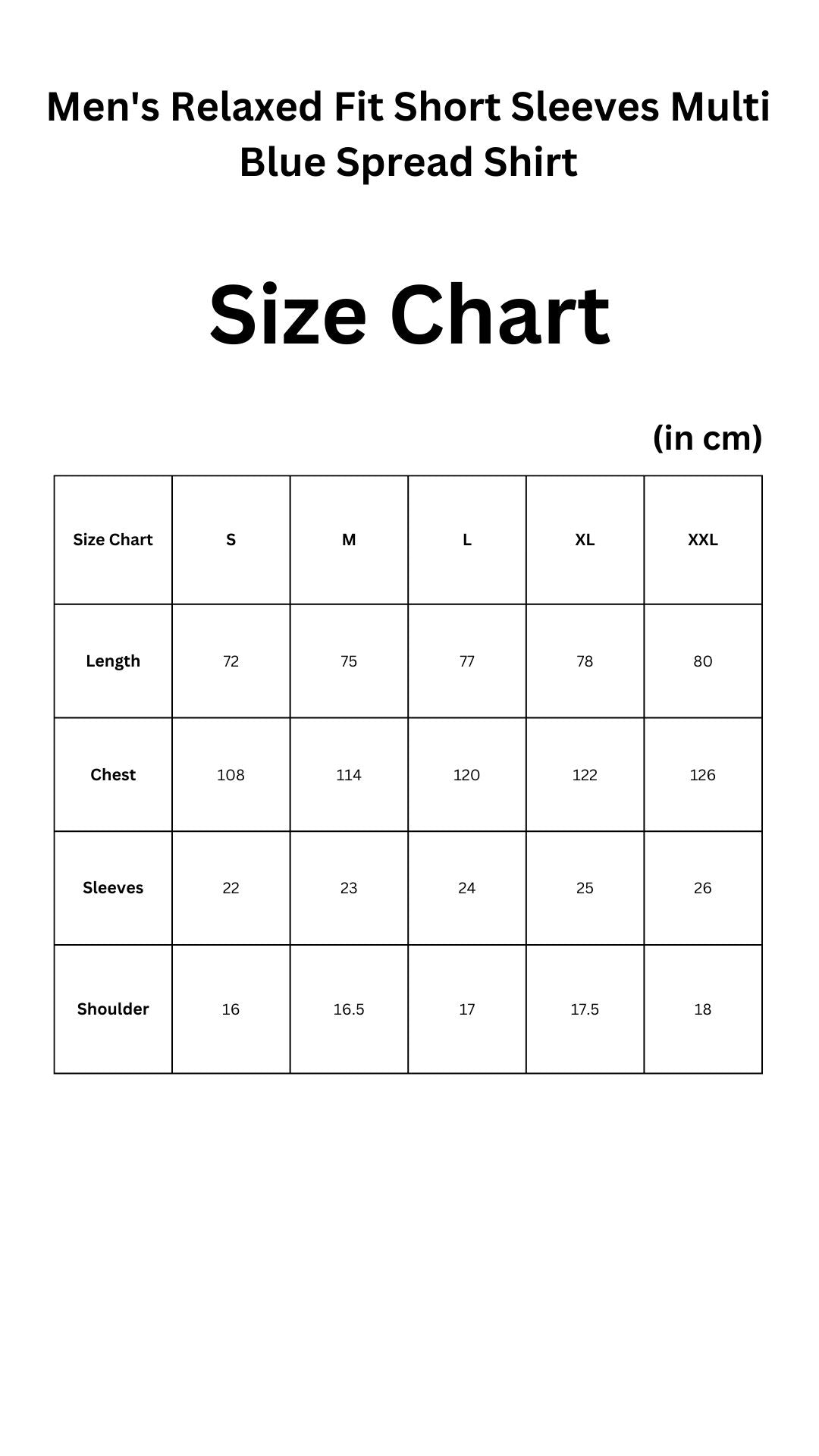 Multi Blue Spread Shirt