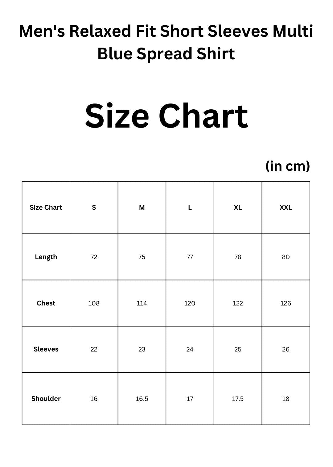 Multi Blue Spread Shirt - HIPCASTLE