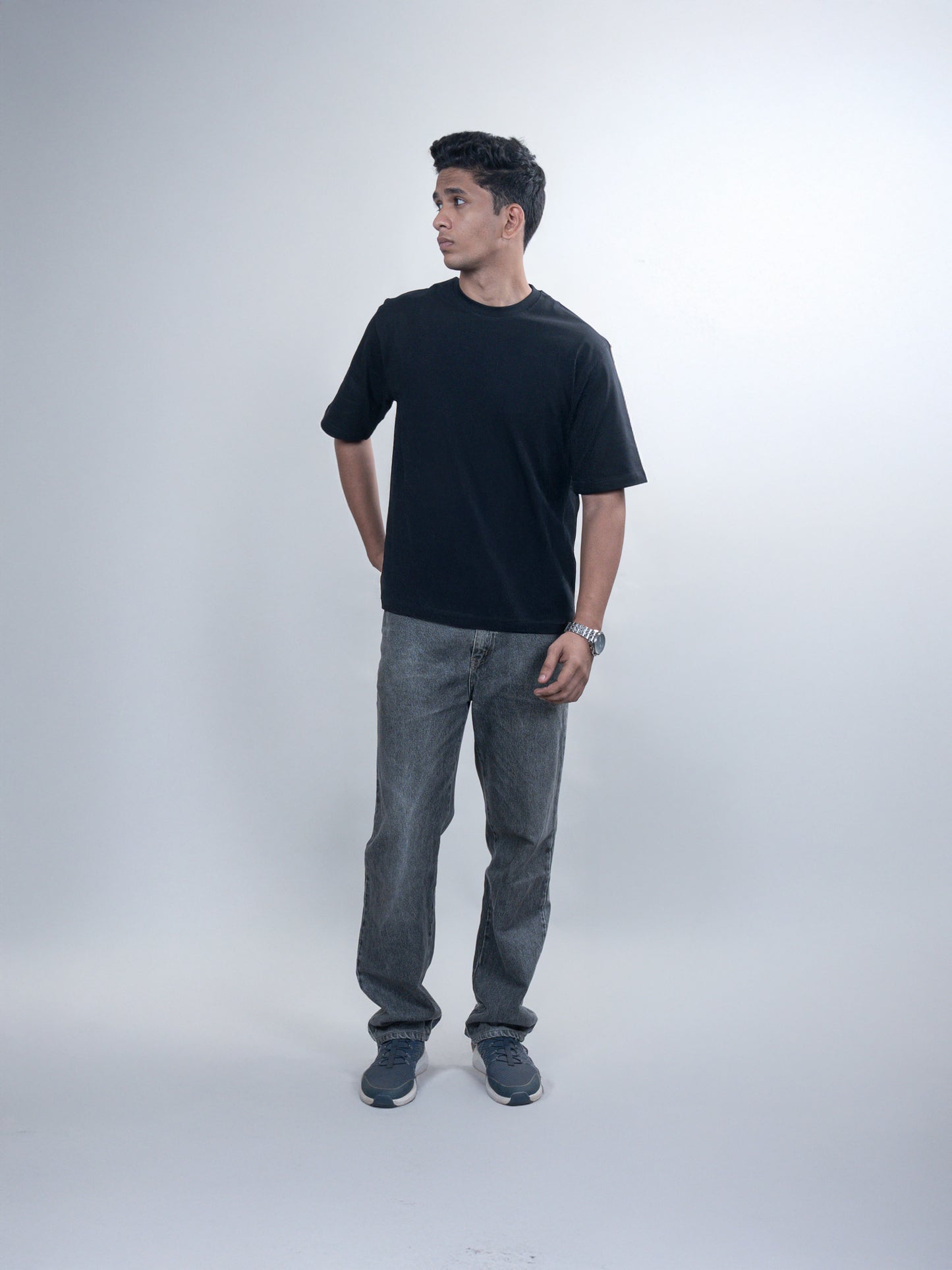 Black Relaxed Fit T-Shirt