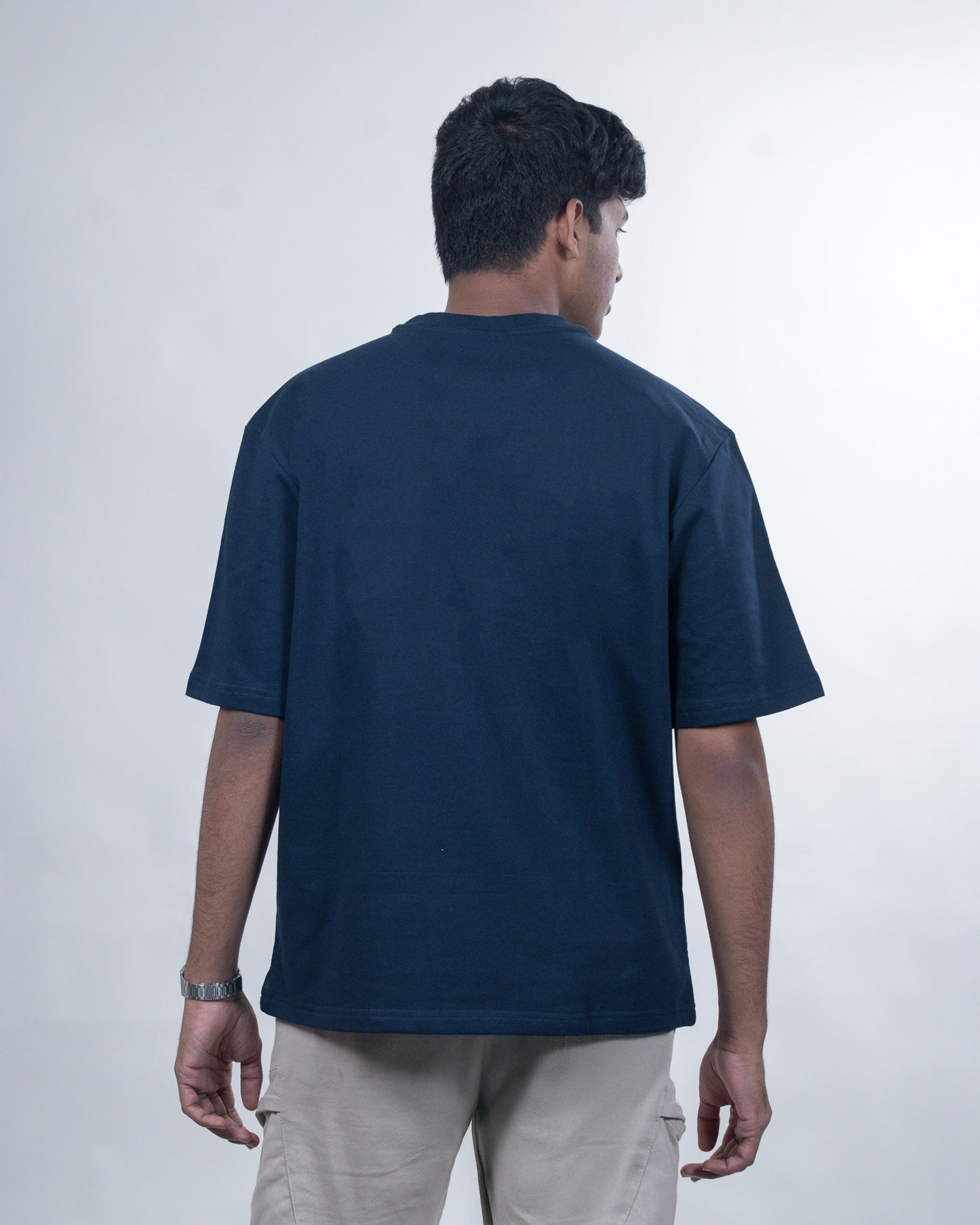 Navy Blue Relaxed Fit T-Shirt