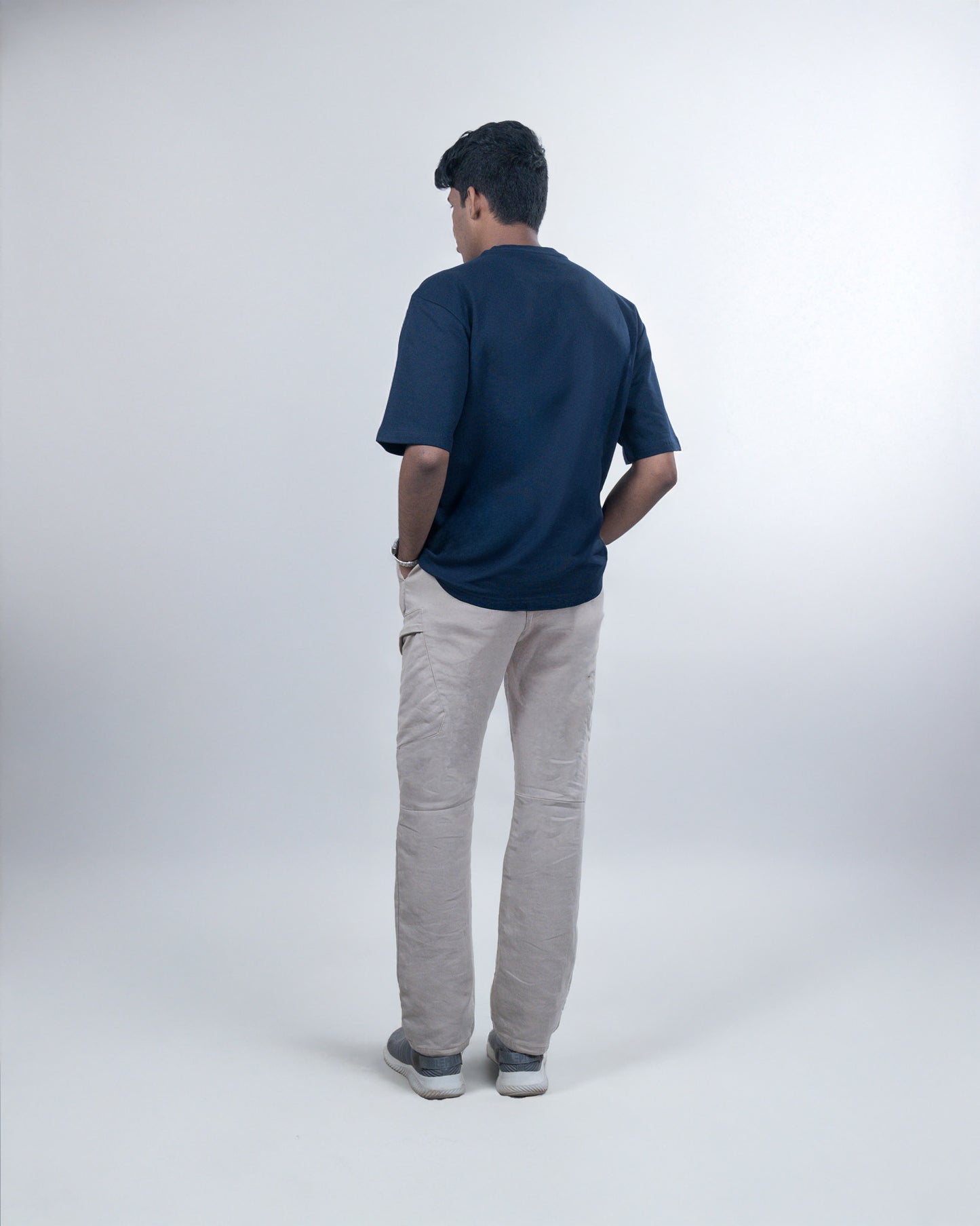 Navy Blue Relaxed Fit T-Shirt