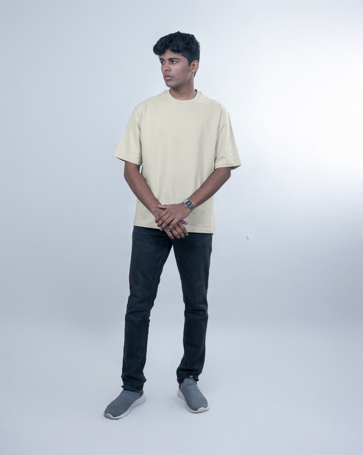 Beige Relaxed Fit T-Shirt