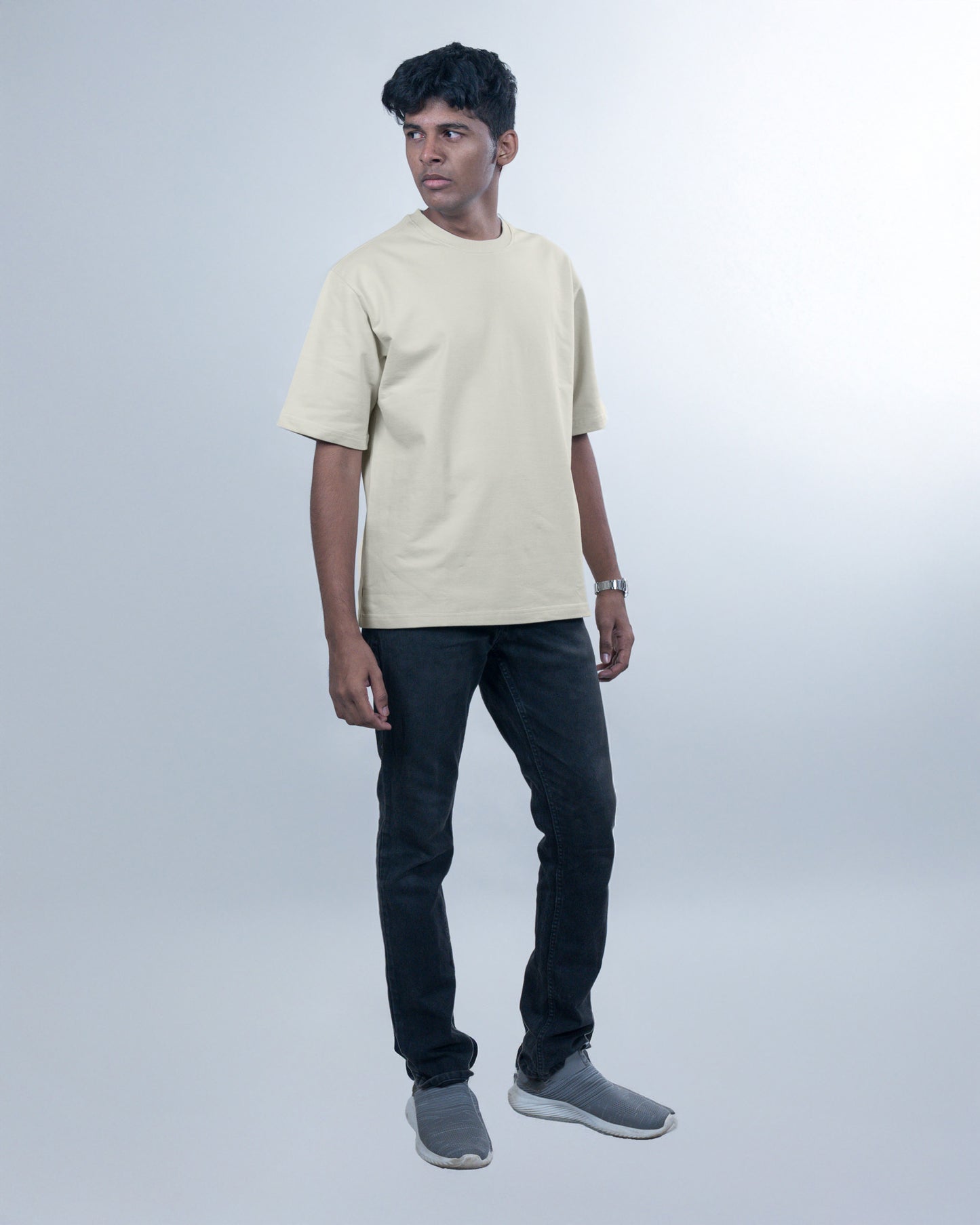 Beige Relaxed Fit T-Shirt