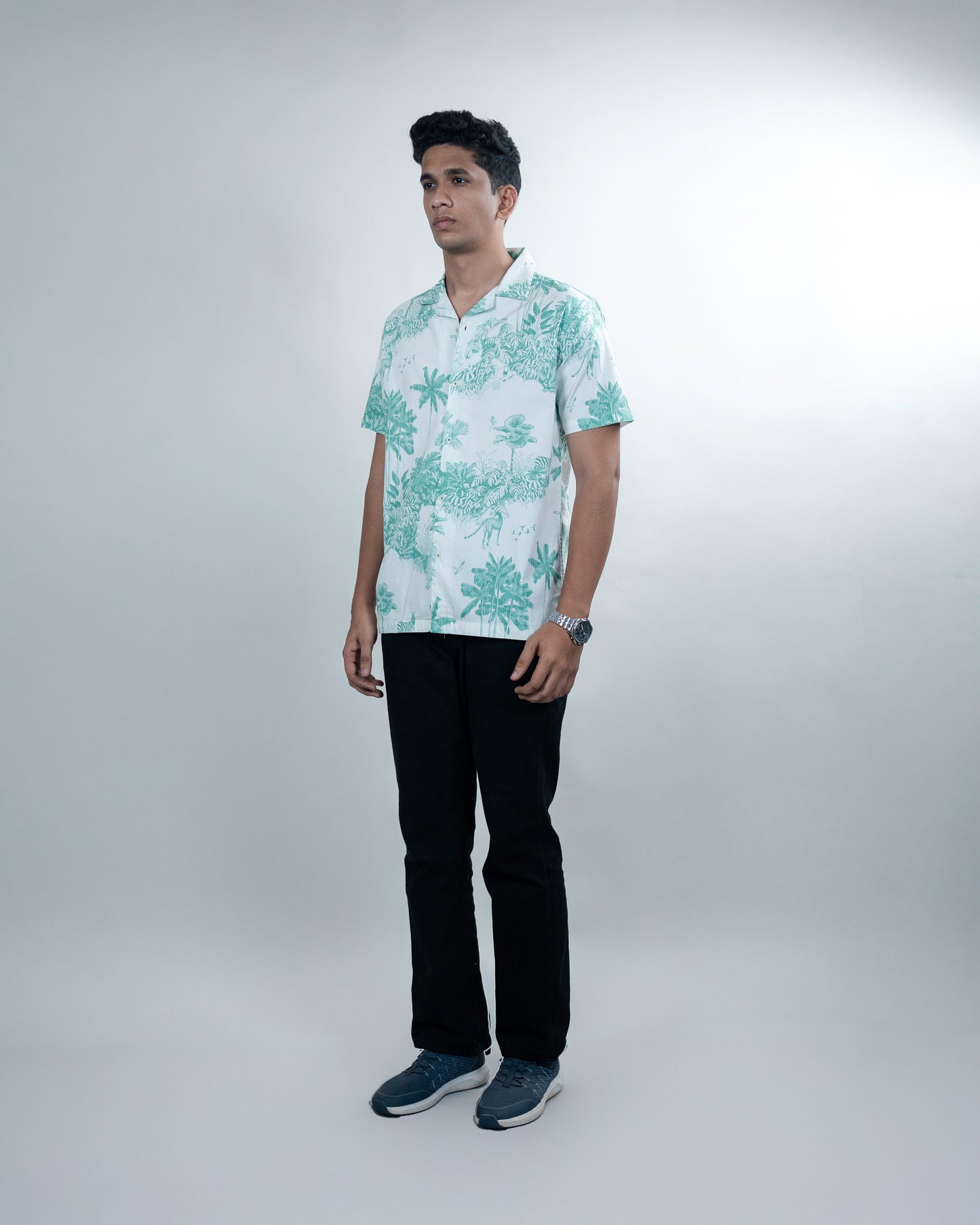 White Aloha Shirt