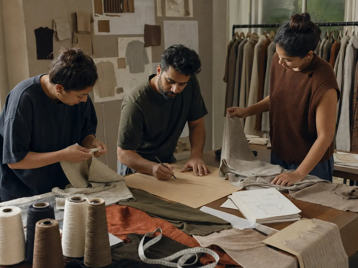 Fashion development studio process