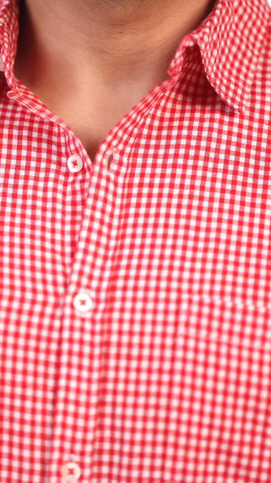 Red Checks Shirt