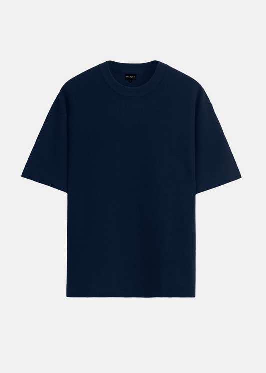 Navy Blue Relaxed Fit T-Shirt