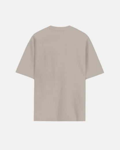 Pastel Grey Relaxed Fit T-Shirt