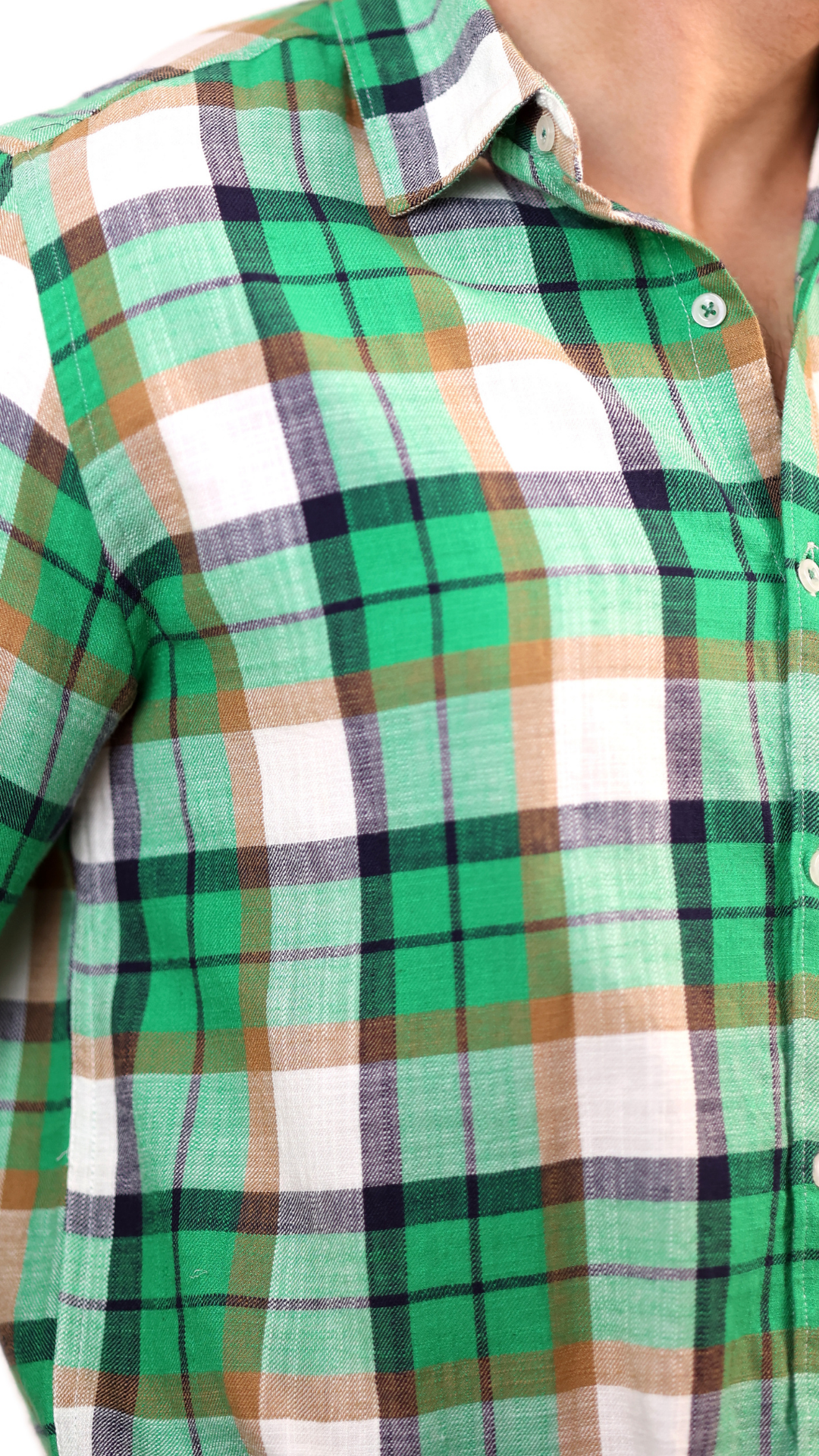 Green Plaid Shirt