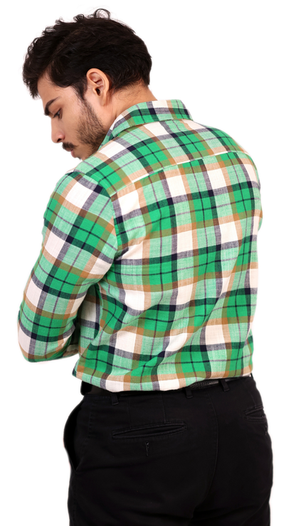 Green Plaid Shirt