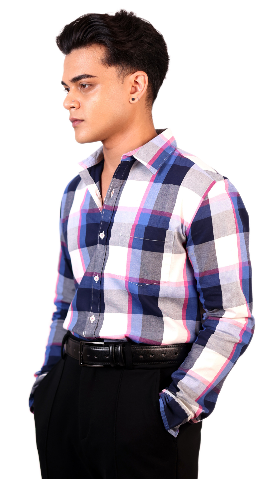 Multi-Colour Checks Shirt