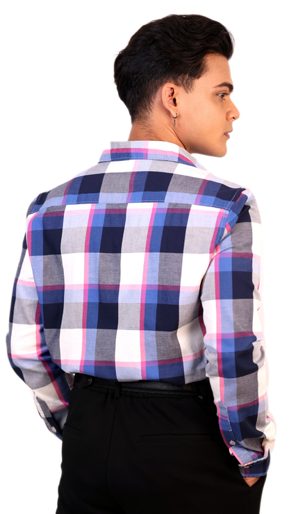 Multi-Colour Checks Shirt