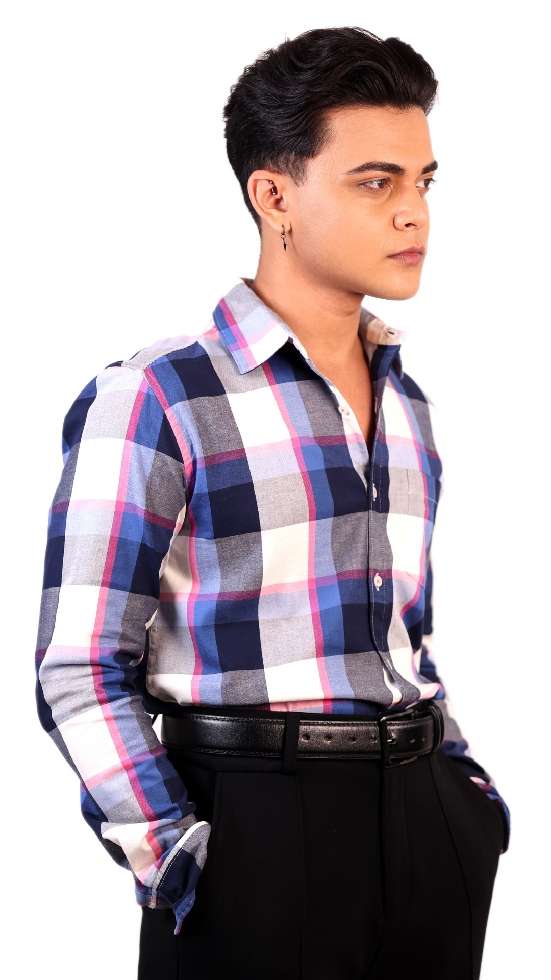 Multi-Colour Checks Shirt