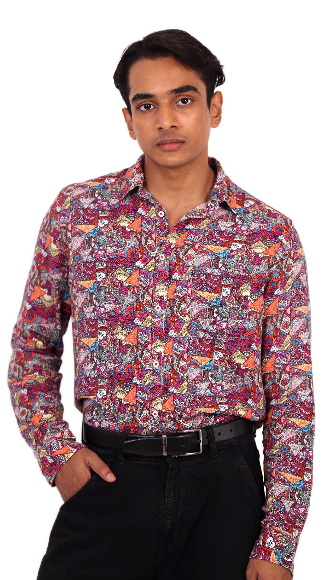 Digital Printed Red Shirt