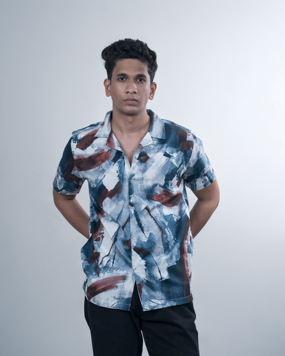 Marble Printed Shirt
