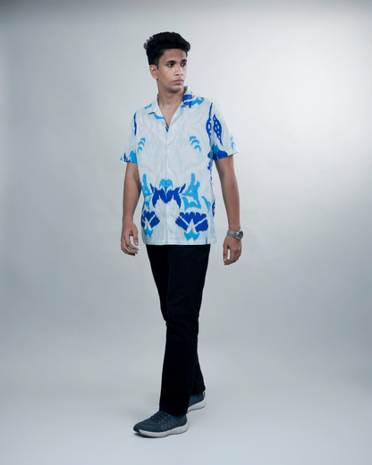 Mix Blue White Shirt