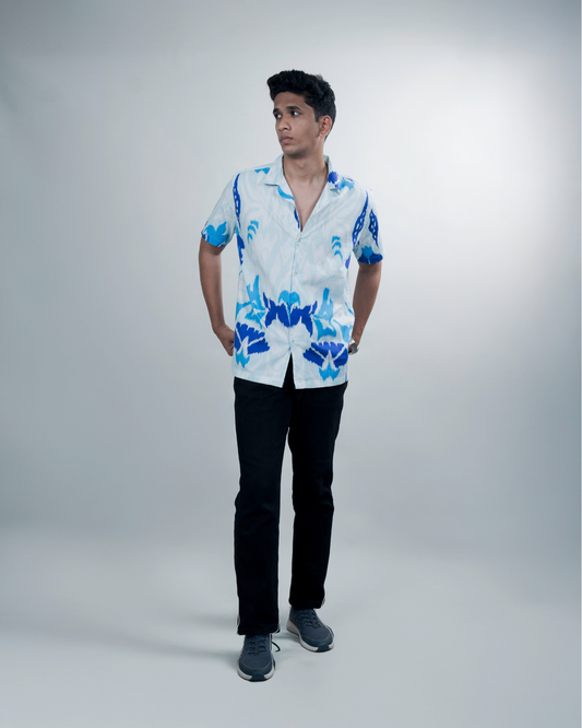 Mix Blue White Shirt