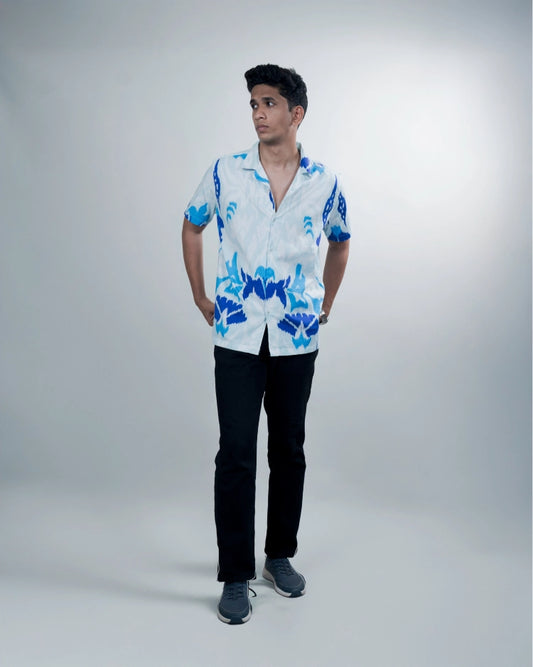 Mix Blue White Shirt