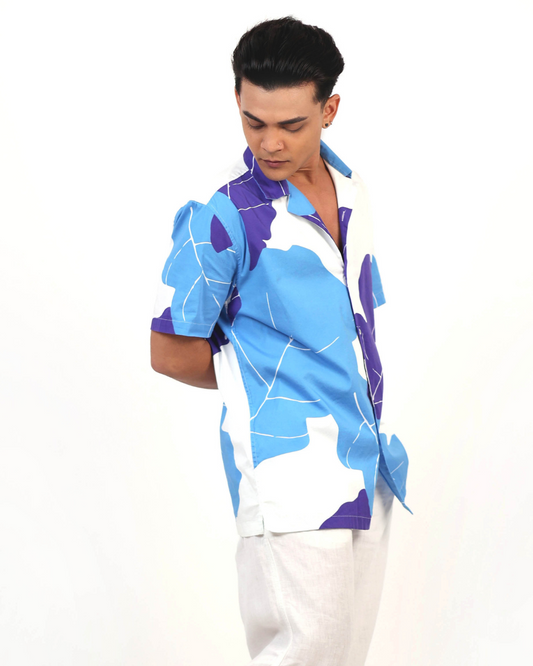 Multi Blue Spread Shirt