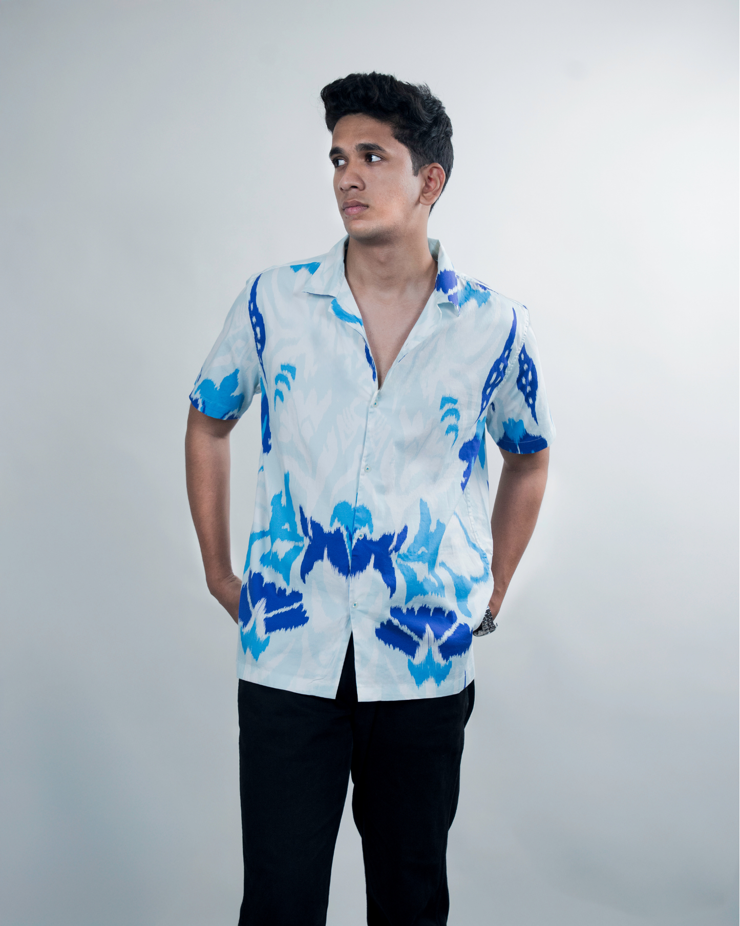 Mix Blue White Shirt