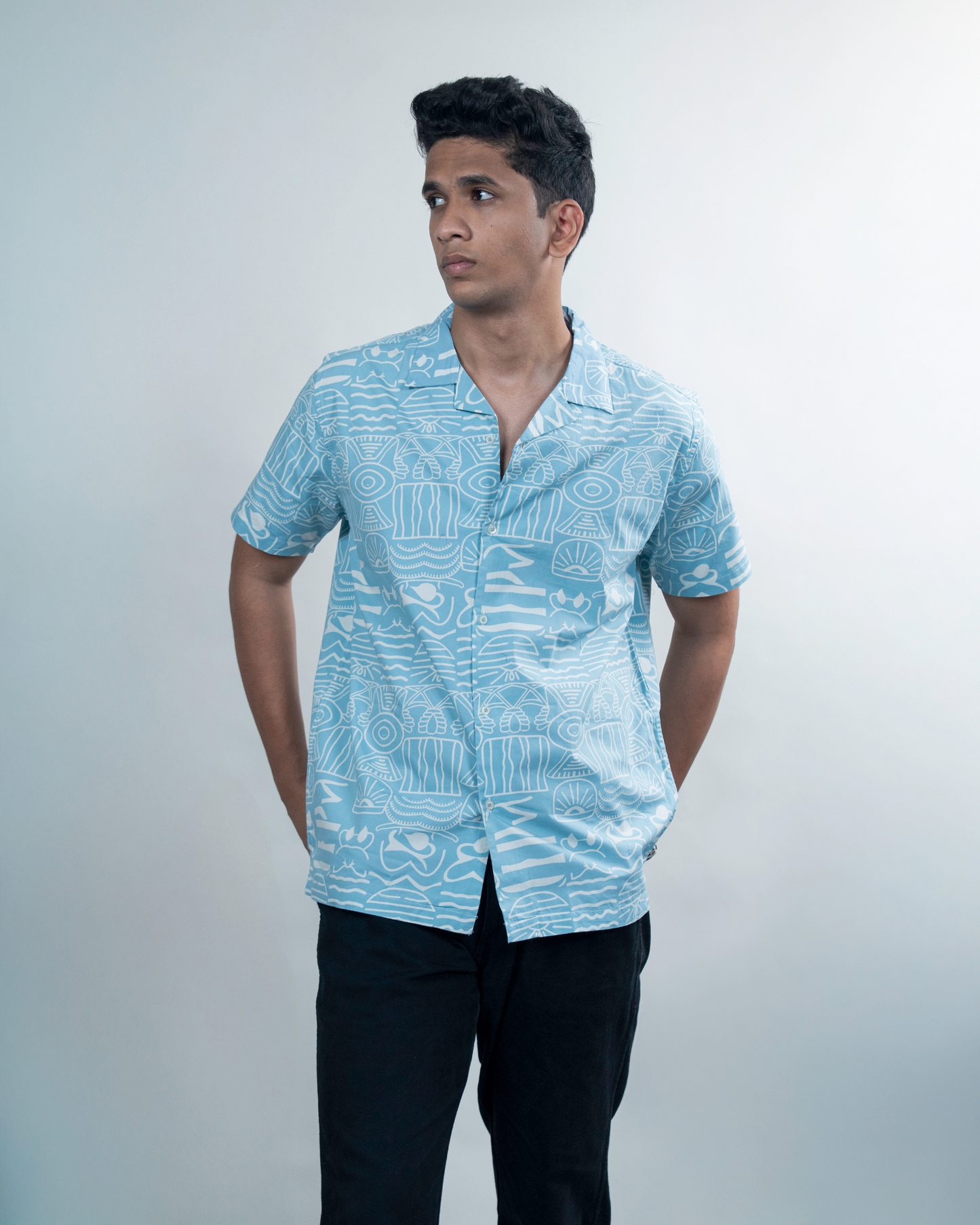 Sky Blue Shirt
