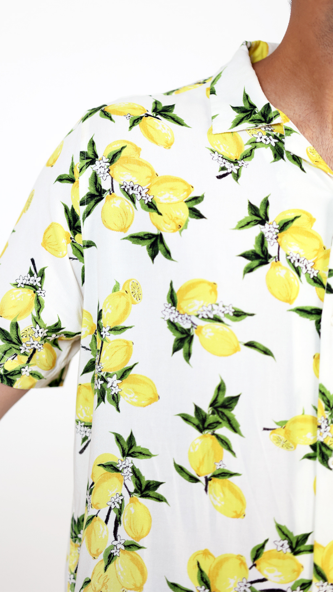 Tropical Lemon Printed Shirt