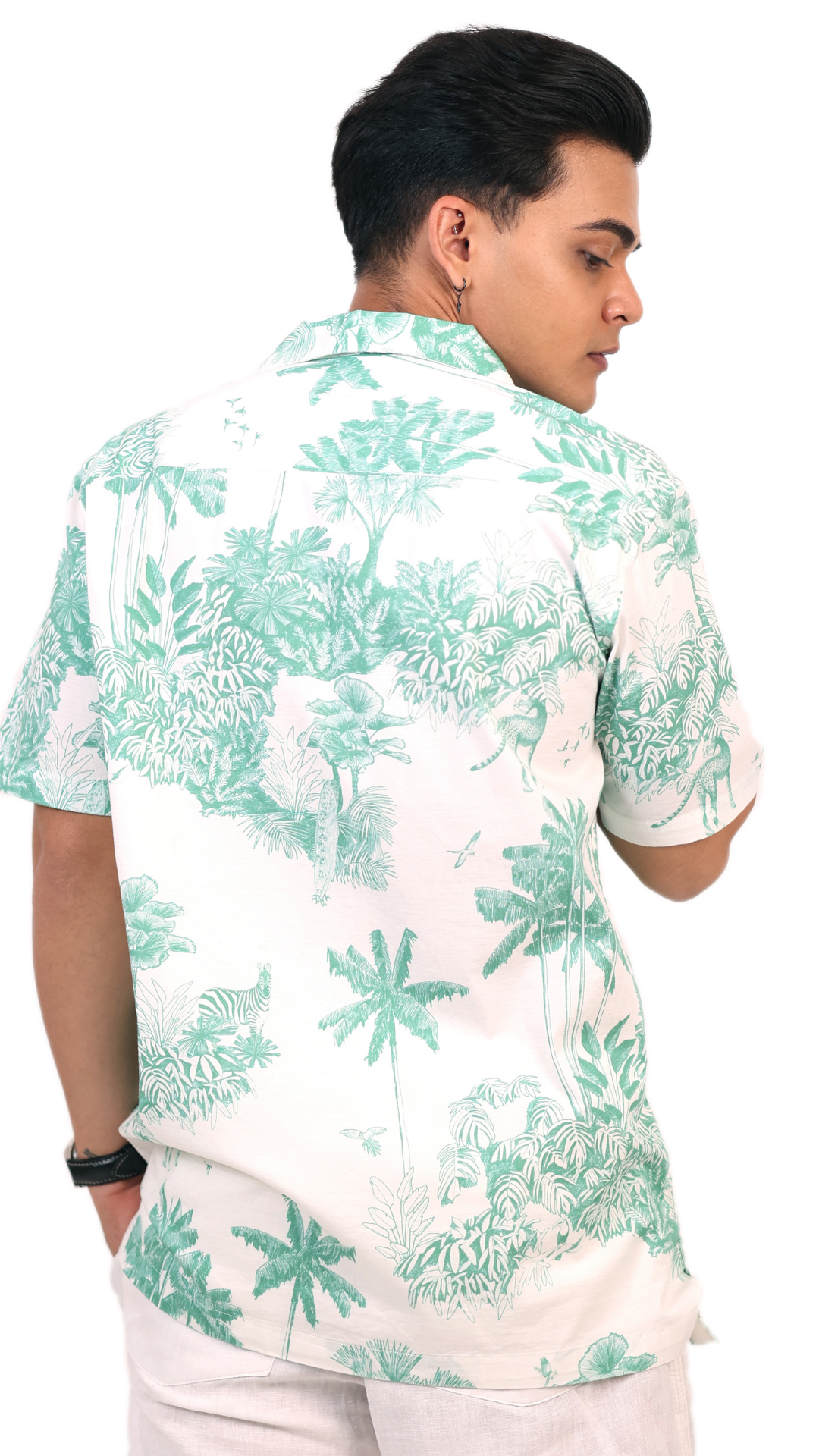 White Aloha Shirt