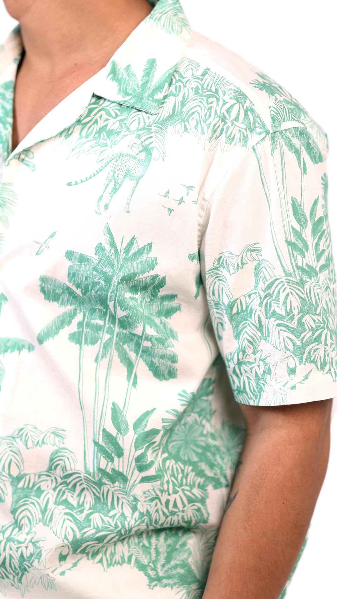 White Aloha Shirt