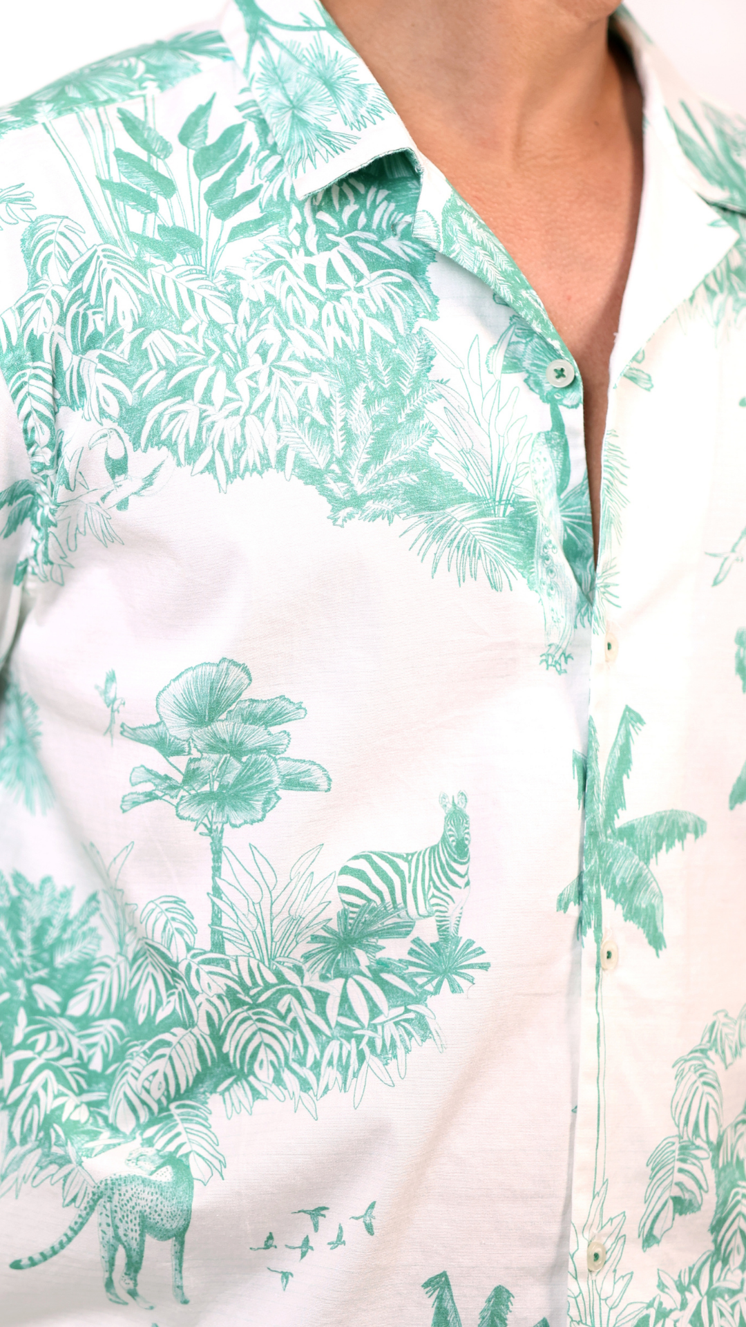 White Aloha Shirt