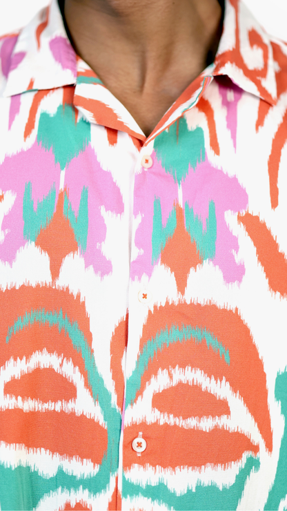 Colourful Abstract Printed Shirt