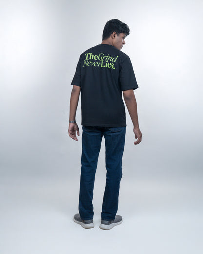 THE GRIND NEVER LIES T-SHIRT