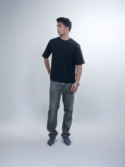 Black Relaxed Fit T-Shirt