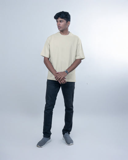 Beige Relaxed Fit T-Shirt