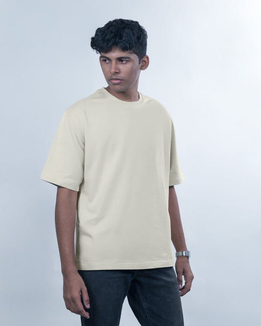Beige Relaxed Fit T-Shirt