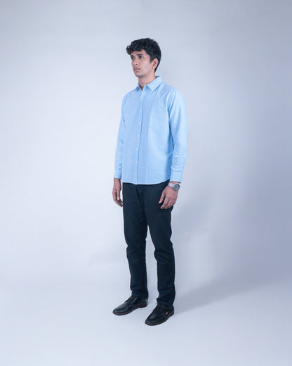 Light Blue Checks Shirt