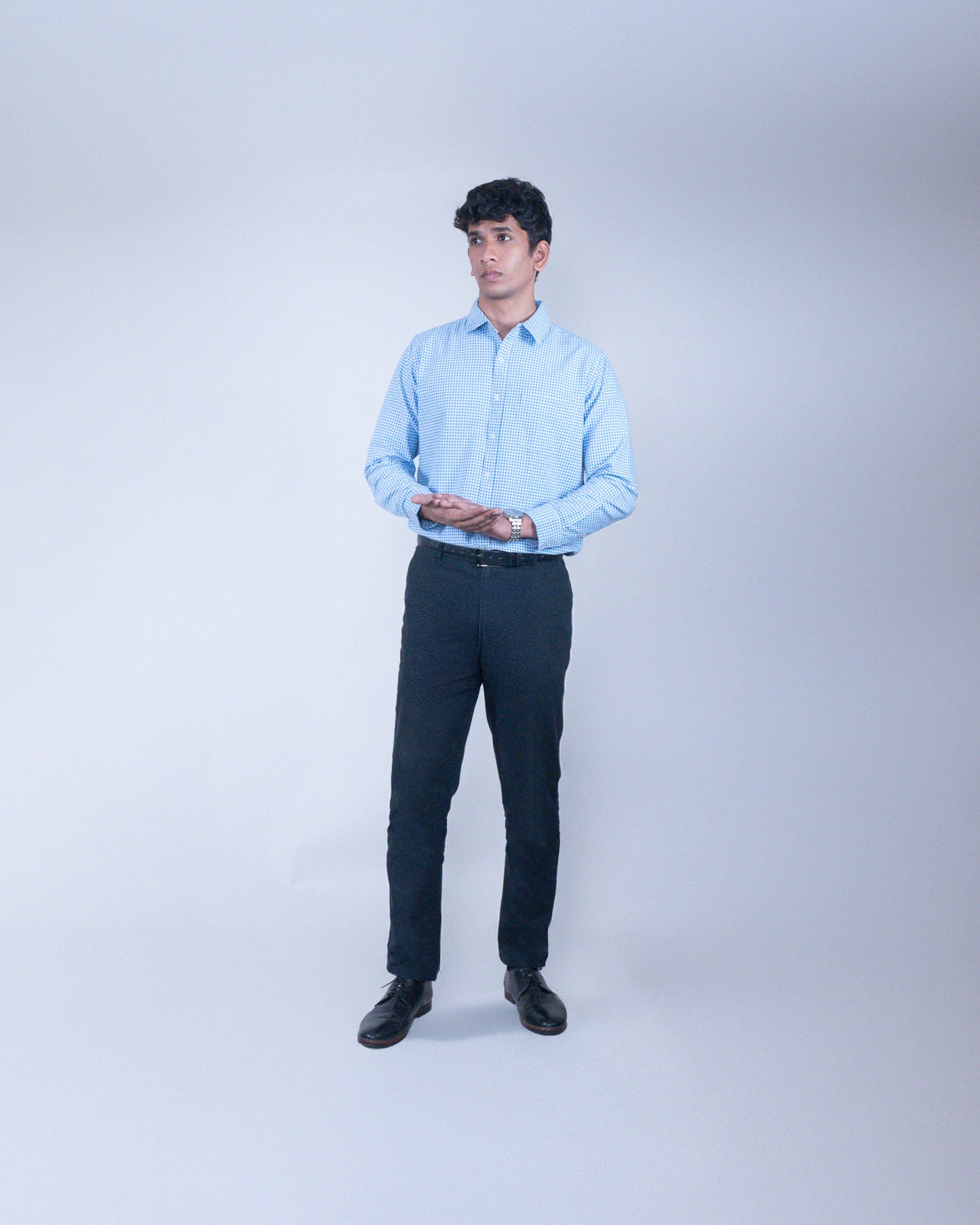Light Blue Checks Shirt