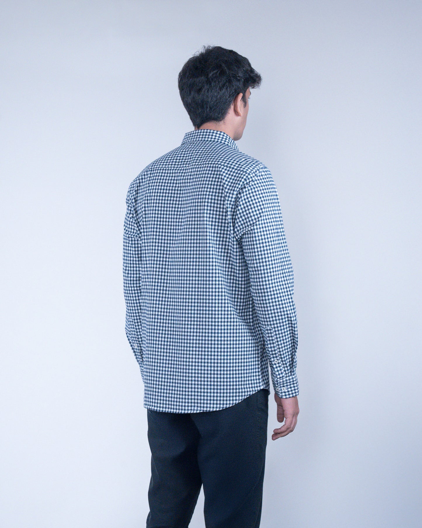 Blue Fennel Small Checks Shirt