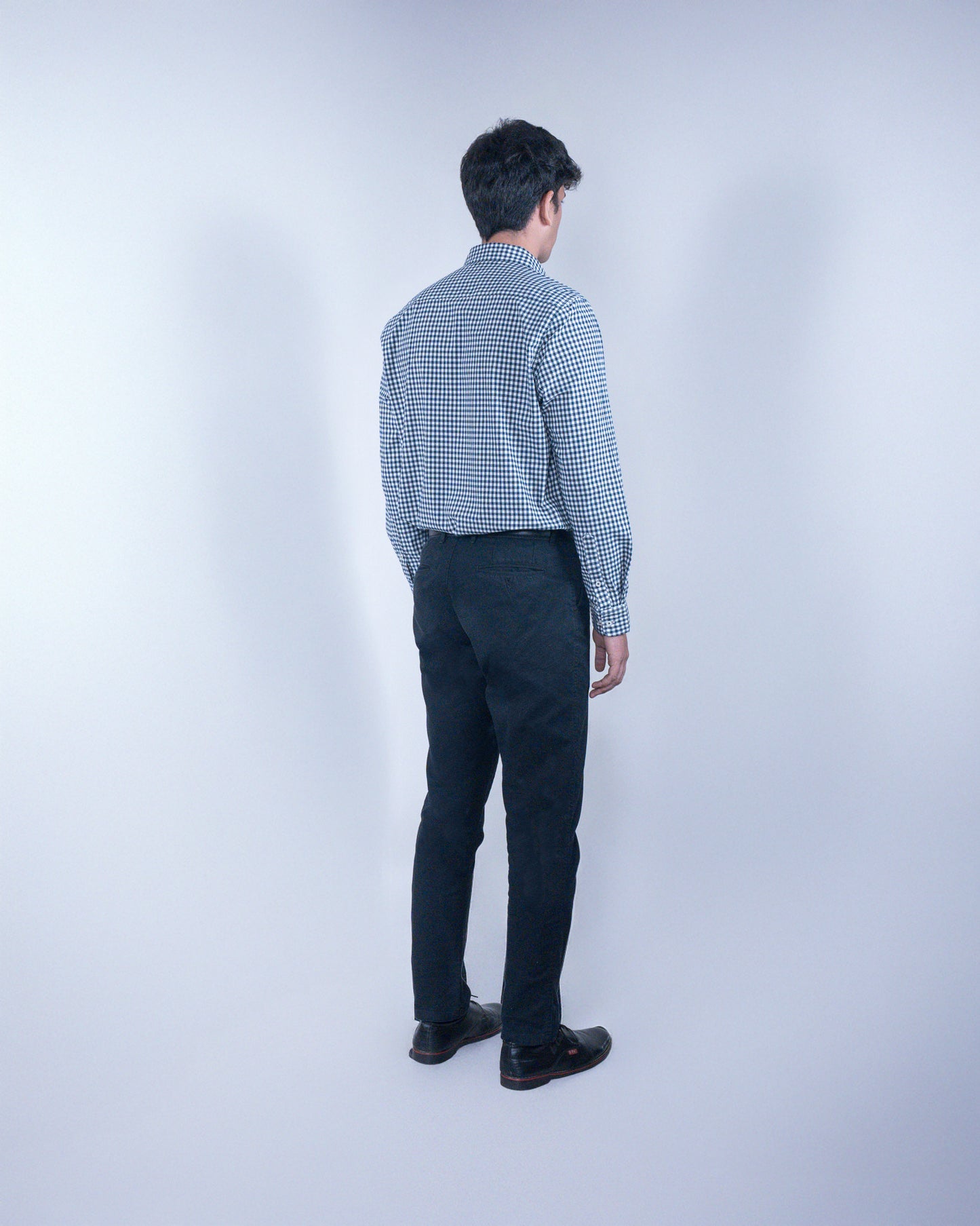 Blue Fennel Small Checks Shirt