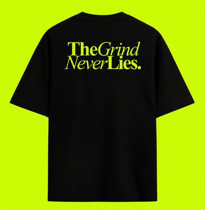 THE GRIND NEVER LIES T-SHIRT - HIPCASTLE