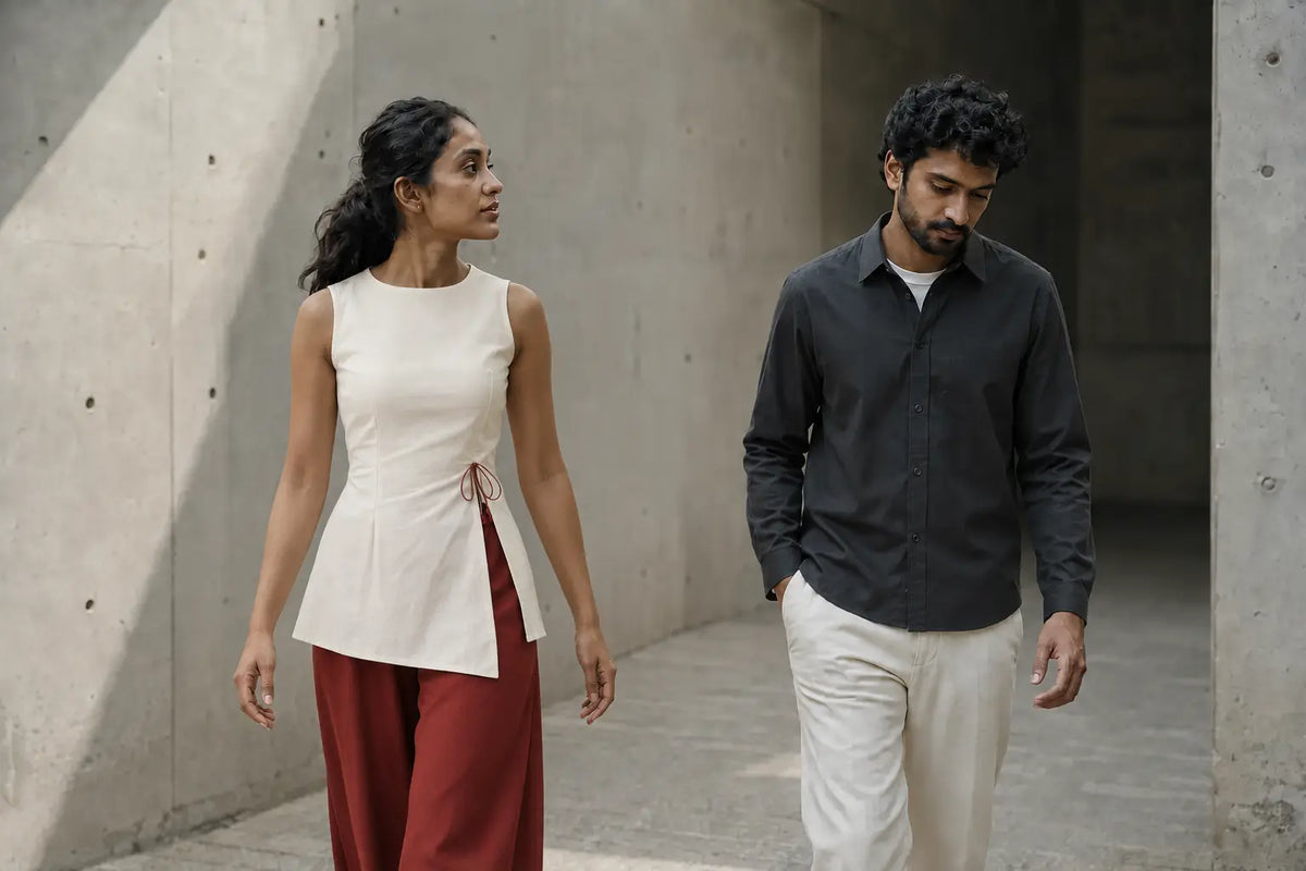 Contemporary premium fashion campaign