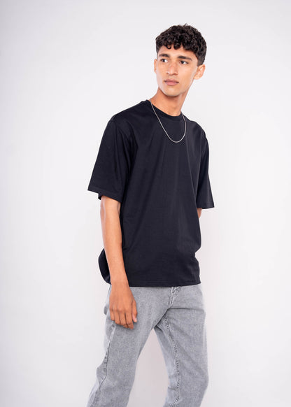 Black Relaxed Fit T-Shirt