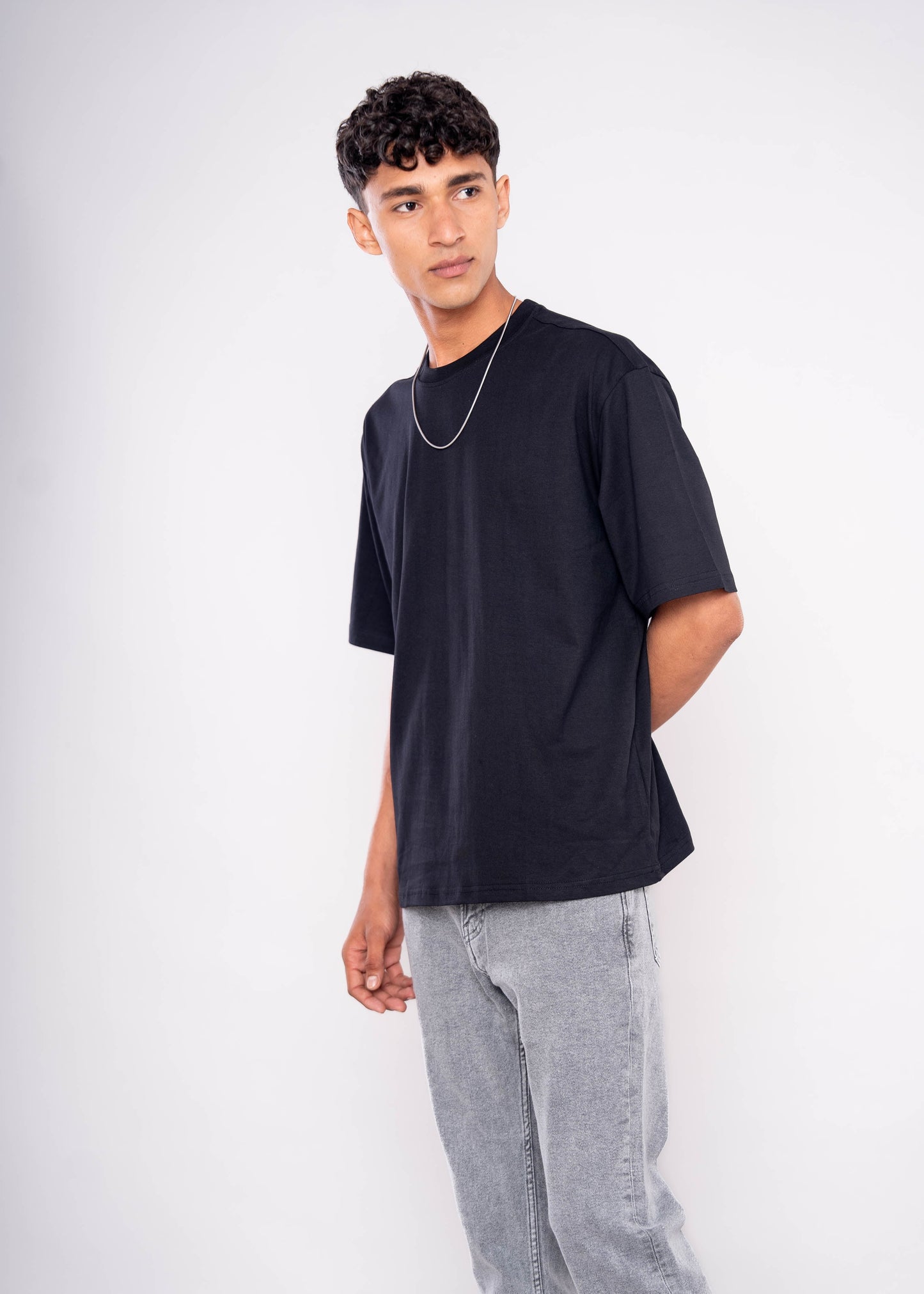 Black Relaxed Fit T-Shirt