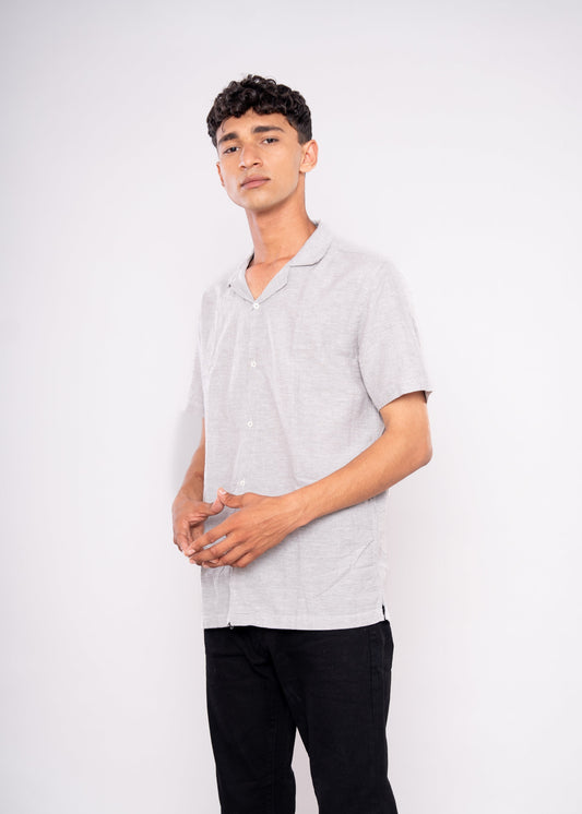 Grey Half sleeve Shirt