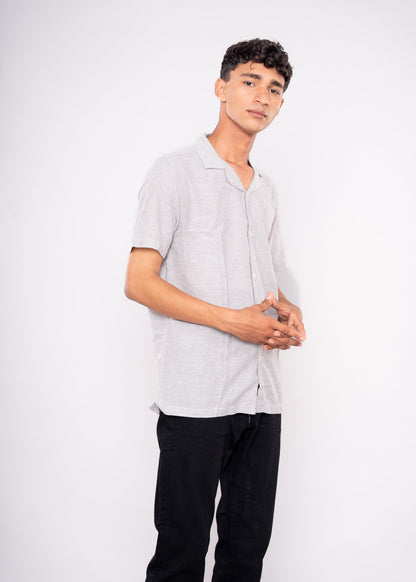 Grey Half sleeve Shirt